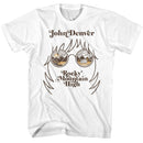 John Denver-John Denver Landscape Glasses-White Adult S/S T-Shirt - White