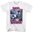 Joan Jett-Joan Jett Collage Y-White Adult S/S T-Shirt - White
