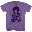 Jimi Hendrix Purple Haze Adult T-Shirts