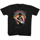 Jimi Hendrix-Jimi Hendrix-Black Toddler S/S T-Shirt-3T - Black