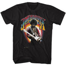 Jimi Hendrix-Jimi Hendrix-Black Adult S/S T-Shirt - Black