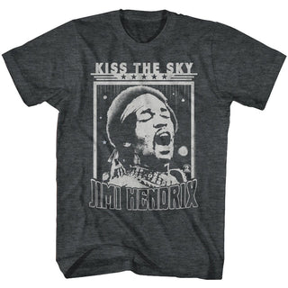 Jimi Hendrix Kiss The Sky Adult T-Shirts