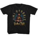 Jimi Hendrix-Newdoo Child-Black Toddler S/S T-Shirt-2T - Black