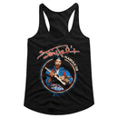 Jimi Hendrix-Hawaii 69-Black Ladies Slimfit Racerback-S - Black