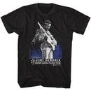 Jimi Hendrix-Northern Cali-Black Adult S/S T-Shirt - Black