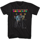 Jimi Hendrix-Smash Hits-Black Adult S/S T-Shirt - Black