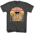 Jimi Hendrix-Jimi Hendrix Axis Cover-Smoke Adult S/S T-Shirt - Smoke