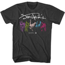 Jimi Hendrix-Jimi Hendrix Signature And Multi Photo-Smoke Adult S/S T-Shirt - Smoke