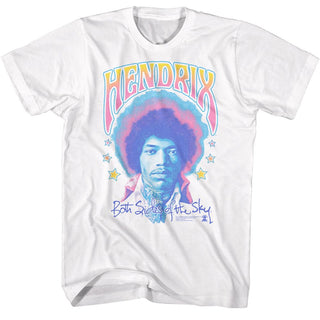 Jimi Hendrix Jimi Hendrix-Pastel Both Sides Adult T-Shirts