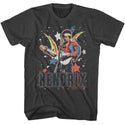 Jimi Hendrix Jimi Hendrix Star Bursts Adult T-Shirts