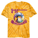 Jimi Hendrix-Jimi Hendrix Are You Experienced-Spider Gold Adult S/S Tie Dye T-Shirt - Spider Gold