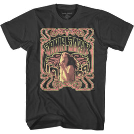 Janis Joplin-Nouveau Style-Smoke Adult S/S T-Shirt - Smoke