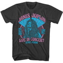 Janis Joplin Janis Joplin Live Cobo Hall Distressed Adult T-Shirts