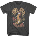 Janis Joplin-Janis Joplin Fairy And Moon-Smoke Adult S/S T-Shirt - Smoke