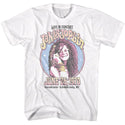 Janis Joplin Janis Joplin Circle Sparkle Adult T-Shirts
