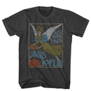 Janis Joplin-Janis Joplin Noveau Angel-Smoke Adult S/S T-Shirt - Smoke