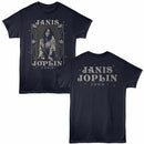 Janis Joplin Nouveau Frame 1969 Navy Adult T-Shirt