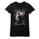Billy Joel-Piano Man-Black Ladies S/S T-Shirt - Black