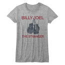 Billy Joel-The Stranger-Athletic Heather Ladies S/S T-Shirt - Athletic Heather