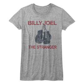 Billy Joel-The Stranger-Athletic Heather Ladies S/S T-Shirt - Athletic Heather