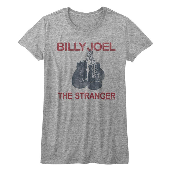 Billy Joel-The Stranger-Athletic Heather Ladies S/S T-Shirt - Athletic Heather