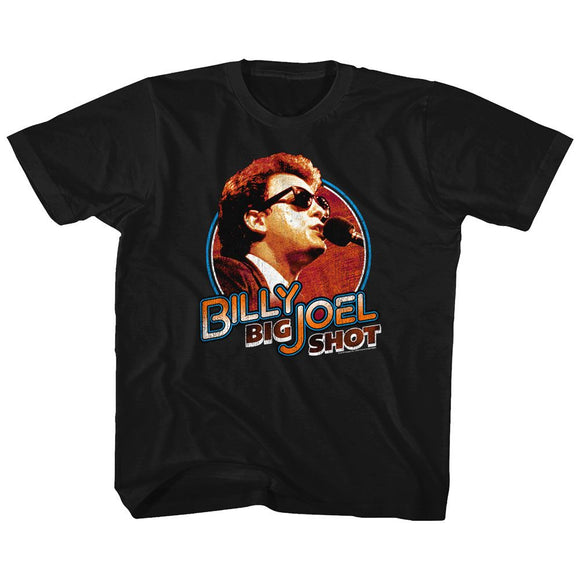 Billy Joel-Big Shot-Black Toddler S/S T-Shirt-4T - Black