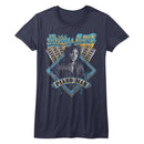 Billy Joel-Billy Joel-Navy Ladies S/S T-Shirt - Navy