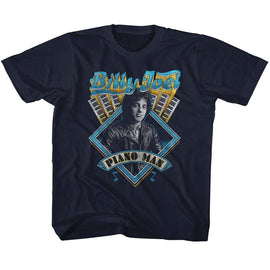 Billy Joel-Billy Joel-Navy Toddler S/S T-Shirt-3T - Navy