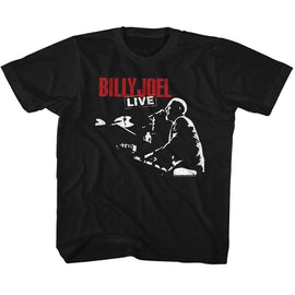 Billy Joel-81 Tour-Black Toddler S/S T-Shirt-3T - Black