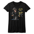 Billy Joel-You May Be Right-Black Ladies S/S T-Shirt - Black