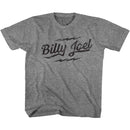 Billy Joel-Logo-Graphite Heather Toddler S/S T-Shirt-4T - Graphite Heather