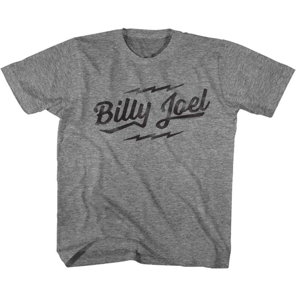 Billy Joel-Logo-Graphite Heather Toddler S/S T-Shirt-4T - Graphite Heather
