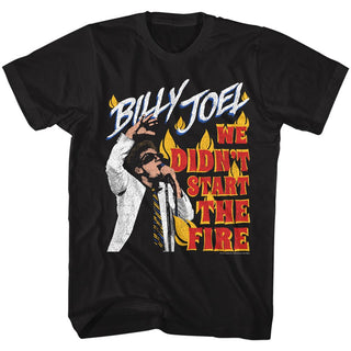 Billy Joel Didn’T Start The Fire Adult T-Shirts