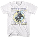Billy Joel-Billy Joel Pastel Piano Man-White Adult S/S T-Shirt - White