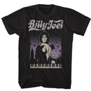 Billy Joel-Billy Joel Cityscape With Stars-Black Adult S/S T-Shirt - Black