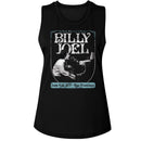 Billy Joel-Billy Joel Poster-Black Ladies Muscle Tank-S - Black