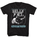 Billy Joel-Billy Joel Poster-Black Adult S/S T-Shirt - Black