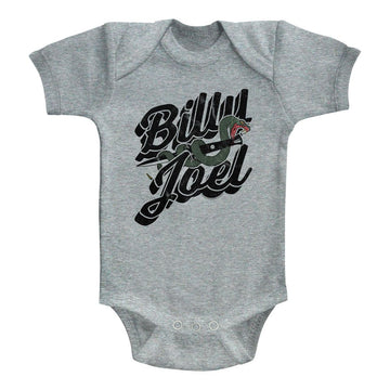 Billy Joel-Only The Good-Gray Heather Infant S/S Bodysuit-12M - Gray Heather