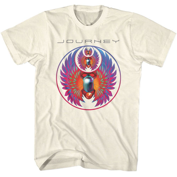 Journey-Journey Various Sized Beetles-Natural Adult S/S T-Shirt - Natural
