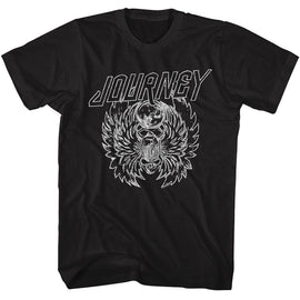 Journey-Journey Scarab Lines-Black Adult S/S T-Shirt - Black