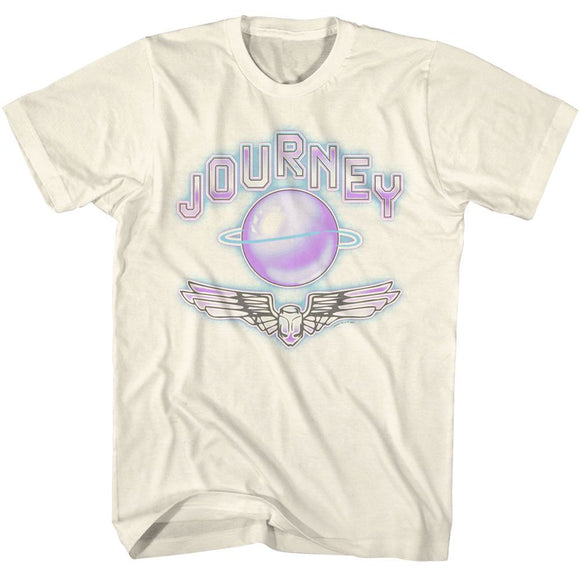 Journey-Journey Metallic Scarab-Natural Adult S/S T-Shirt - Natural