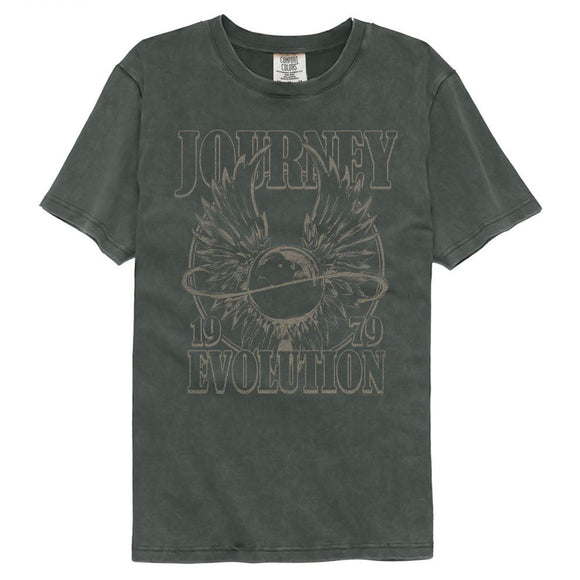 Journey-Journey Evolution 1979-Pepper Comfort Color Adult S/S T-Shirt - Pepper