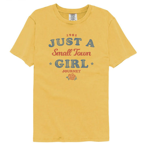 Journey-Journey Small Town Girl-Mustard Adult S/S Comfort Color T-Shirt - Mustard
