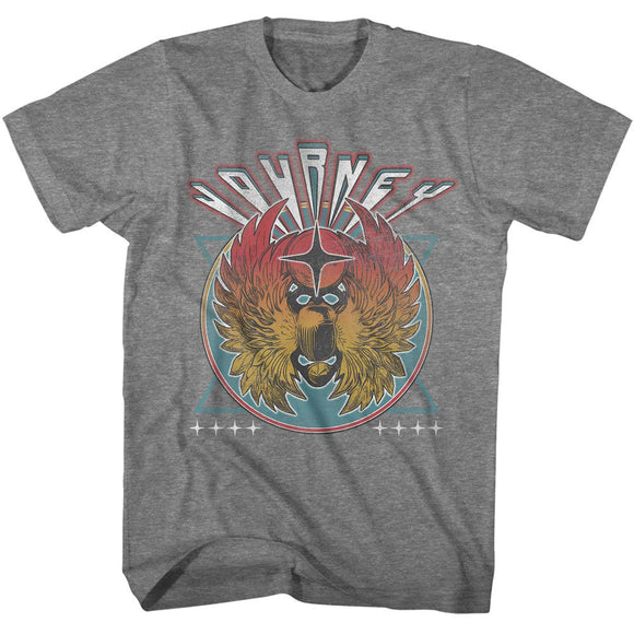 Journey-Journey Stars-Graphite Heather Adult S/S T-Shirt - Graphite Heather