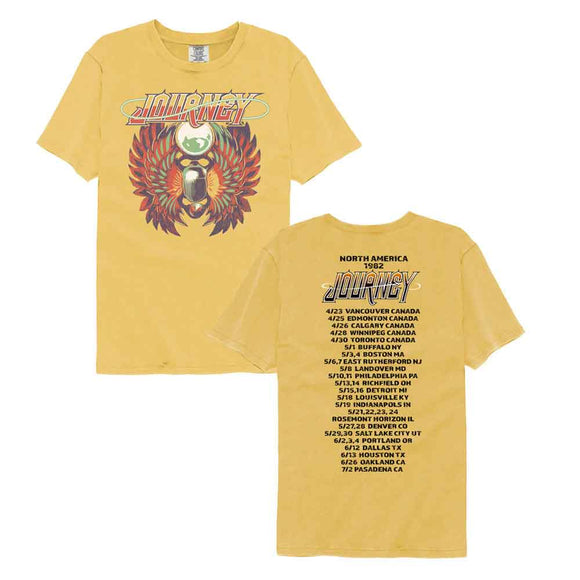 Journey-Journey Segmented Colors-Mustard Adult S/S Comfort Color T-Shirt ***F&B***-S - Mustard