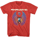 Journey-Journey Scarab And Orb-Red Heather Adult S/S T-Shirt - Red Heather