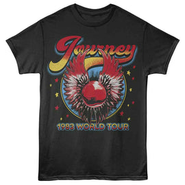 Journey-Journey 1983 World Tour-Smoke Adult S/S T-Shirt - Smoke
