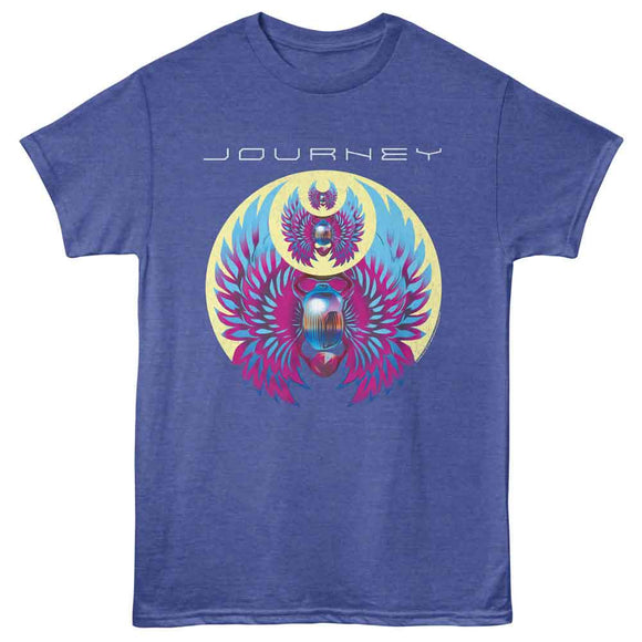 Journey-Journey Three Scarab Recolor-Royal Heather Adult S/S T-Shirt - Royal Heather
