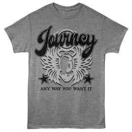 Journey-Journey Any Way You Want It-Graphite Heather Adult S/S T-Shirt - Graphite Heather