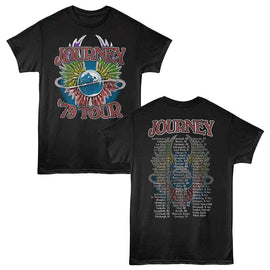 Journey-Journey 79 Tour Locals-Black Adult S/S T-Shirt ***F&B*** S - Black